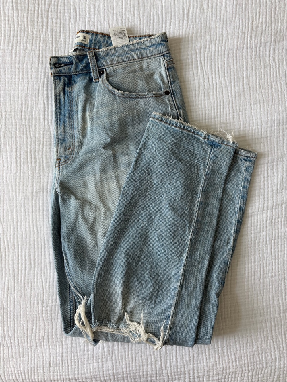 Abercrombie & Fitch Light Blue Women’s Straight Jeans